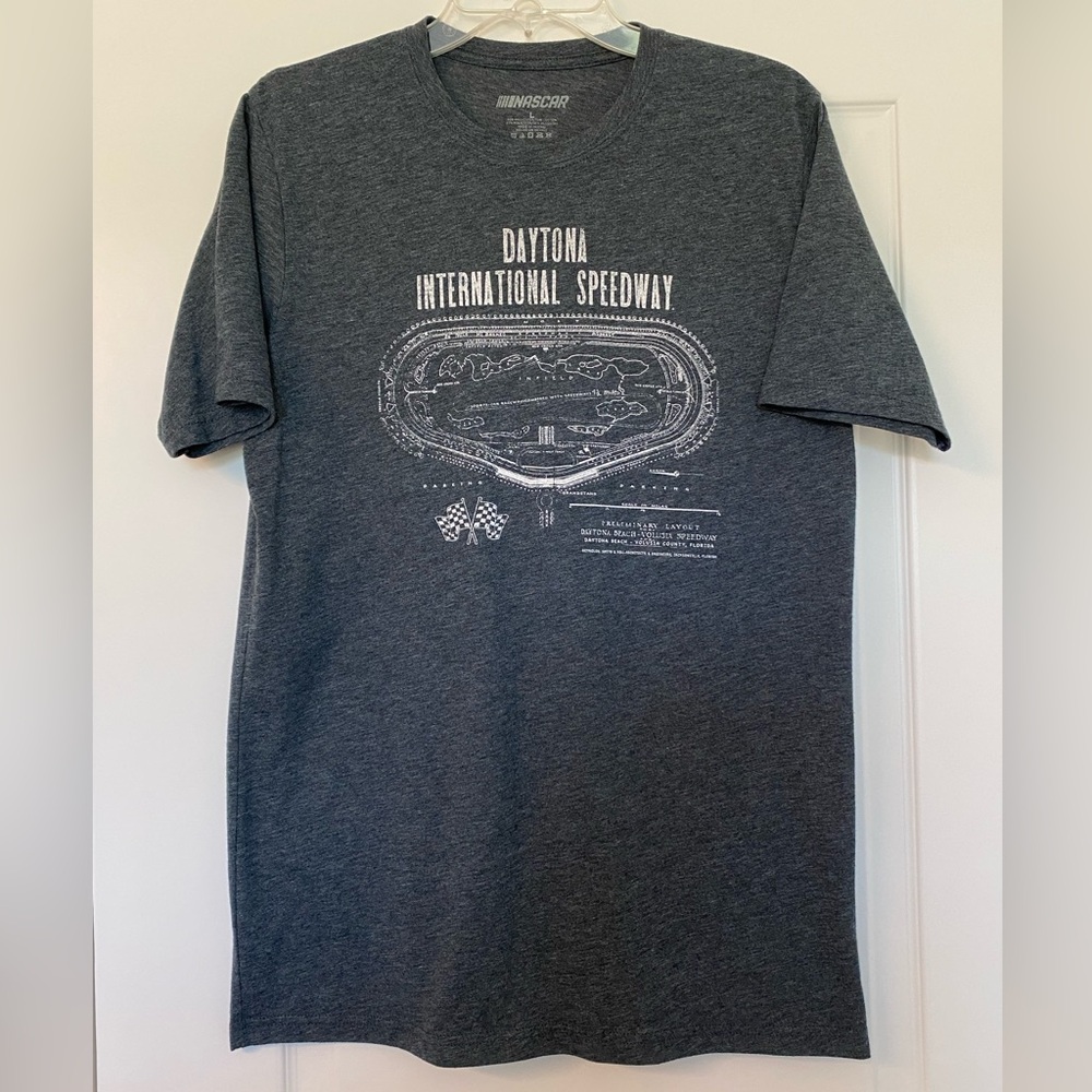 Men’s Daytona International Speedway Track Layout Tee Shirt